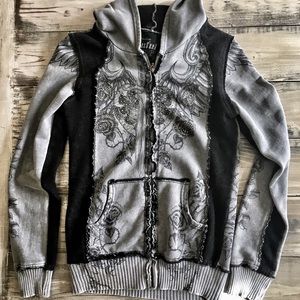 Embellished Sinful Hoodie